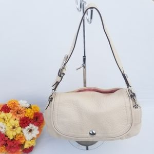 No longer available- COACH HANDBAG CREAM COLOR
